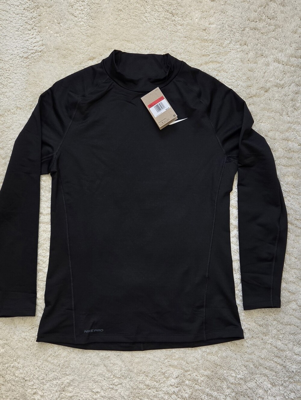 Nike Black Long-Sleeve Men’s Swim Rash Guard